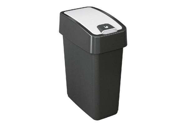 KEEEPER Abfallbehälter Magne mit Flip Deckel graphit 10L