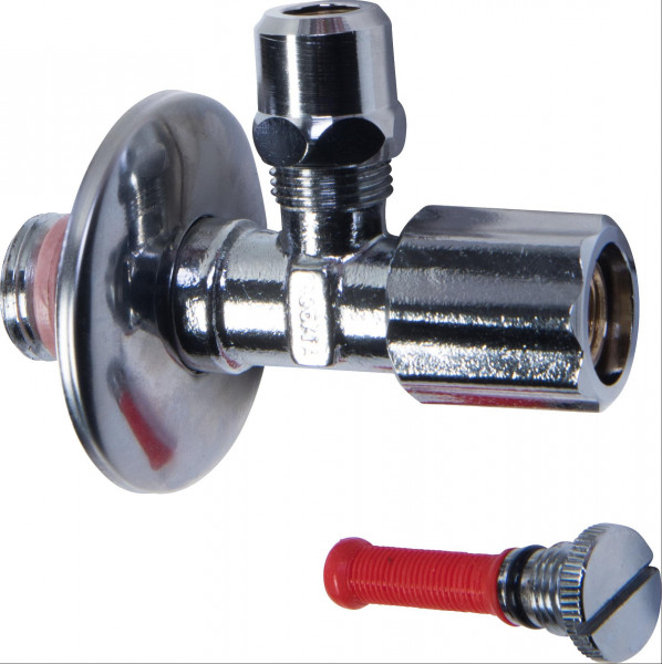 Eckventil m. Schmutzf. 1/2&quot; chr 204