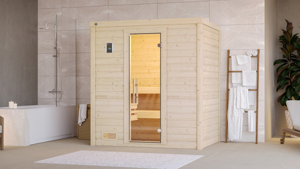 Weka Massivholz Elementsauna BERGEN 1 GT
