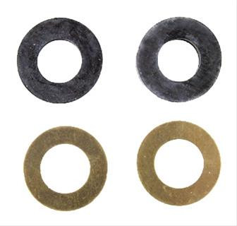 Gummi-Quetschdichtung mit Messing Gleitring