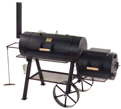 Barbeque Smoker / Holzkohle Grill Joe´s BBQ 16&quot; Longhorn 100x40+40x40