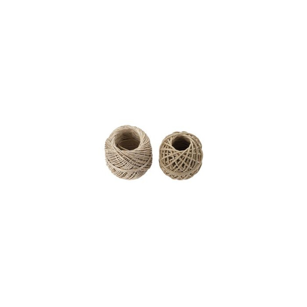 Hanf-Bindfaden 1,5 mm natur, Knäuel im SB-Doppelpack
