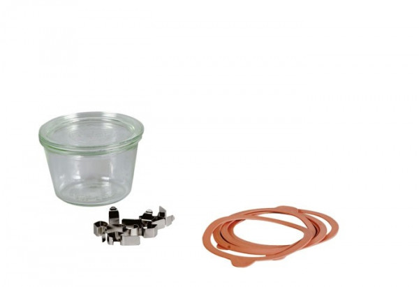 Einmachglas / Einkochglas / Sturzglas Weck à 250 ml 4 Stück