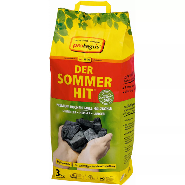 Holzkohle Der Sommer-Hit 3 kg