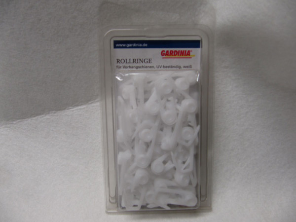 Gardinen Rollringe weiss Modell "2000"