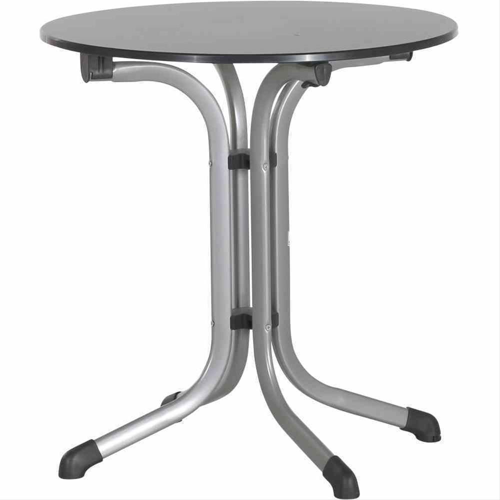 SIEGER Gartentisch / Klapptisch Ø68cm Stahl graphit ... SIEGER Gartentisch / Klapptisch Ø68cm Stahl graphit ...