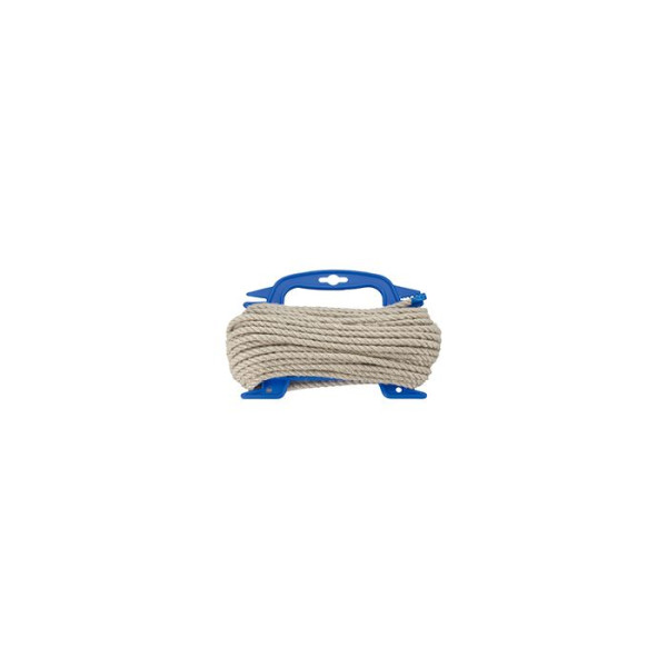 PP-Syntex-Seil 6 mm, 3-schäftig, hanffarbig, 20 m auf Haspel