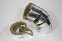 Ofenrohrisolierung Ø130mm Bogen 90° Ofenrohrisolierung Ø130mm Bogen 90°