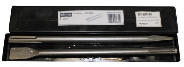 Scheppach Meißel-Set / Flach- und Spitzmeißel-Set 2-teilig Ø18mm
