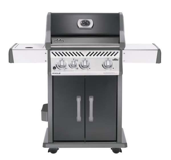 Gasgrill / Grillwagen Napoleon Rogue 425-3 Schwarz Propangas