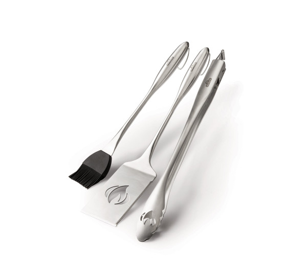 Napoleon Grillbesteck-Set 3-teiliges aus Edelstahl