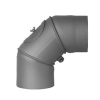 Vorschau: Ofenrohr Bogenknie 3tlg verstellbar 0-90° Ø120mm Senoth. grau m.T. Vorschau: Ofenrohr Bogenknie 3tlg verstellbar 0-90° Ø120mm Senoth. grau m.T.