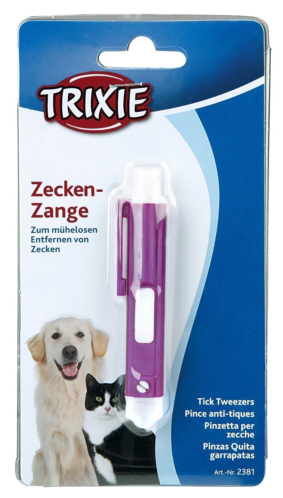 Zeckenzange Kunststoff TRIXIE | mecci.de | do it yourself
