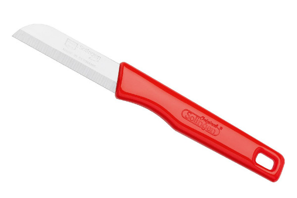 RÖR Küchenmesser Kunststoffgriff 6,5cm rot