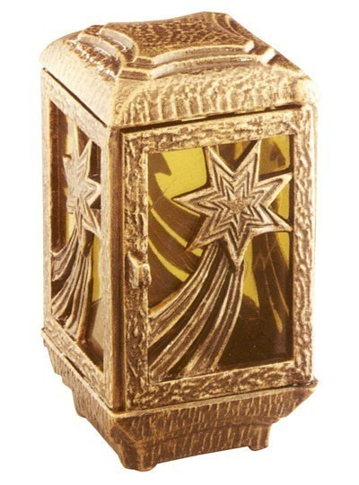 Grableuchte / Grablaterne 21 cm Stern