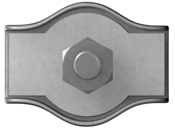 Dörner + Helmer Simplex Drahtseilklemmen 6 mm – Verzinkt, 2 Stück