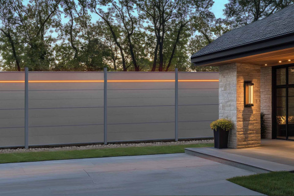 EASY-FENCE LED-Lichtleiste horizontal für WPC-Profile, 180 cm