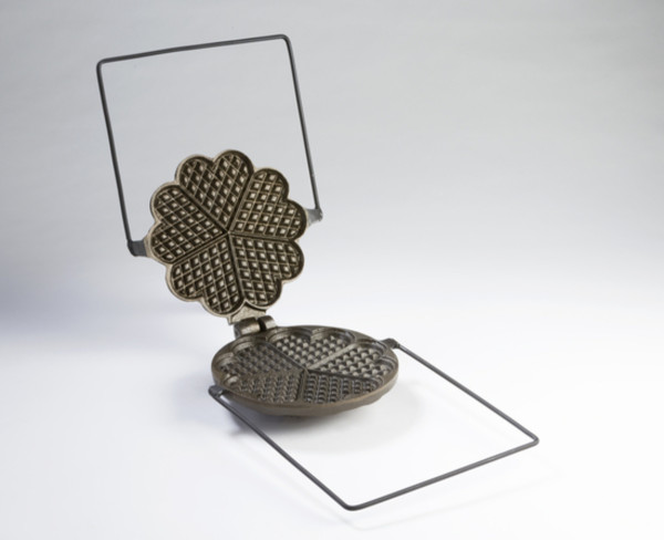 Gusseisen Waffeleisen Globe-fire Ø17,5cm
