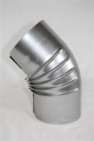 Ofenrohr / Rauchrohr FAL Bogenknie 45° Ø80mm ohne Tür