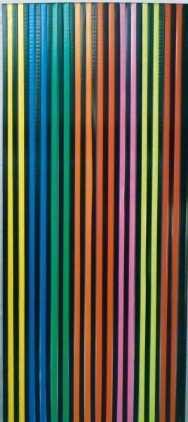 Vorhang / Streifenvorhang Conacord Multicolor Länge 200cm