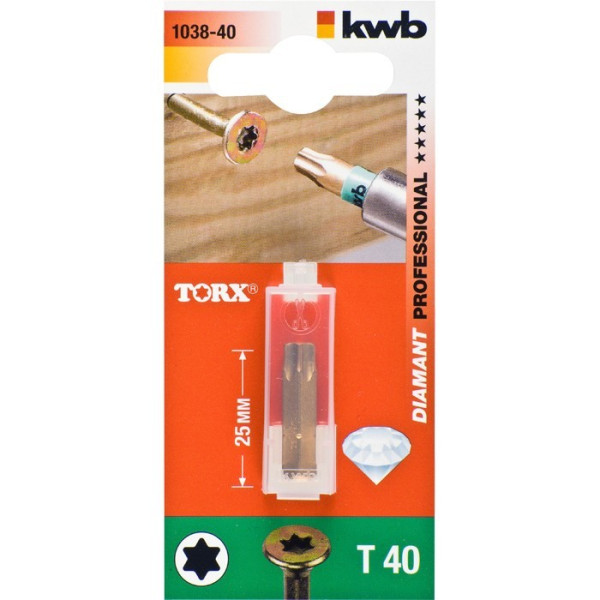 Diamant Schra.Bit 1/4" T 40 SB