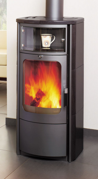 Kaminofen / Dauerbrandofen Hark Opera-B Keramik meteor-schwarz 5 kW