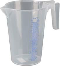 Messbecher Polypropylen 0,5l transparent Pressol