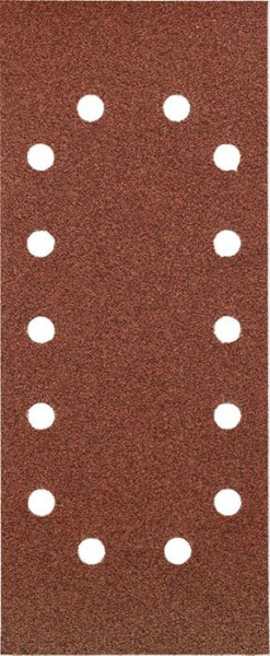 Schleifstreifen, HOLZ & METALL, Korund, 115 x 280 mm, gelocht, SB