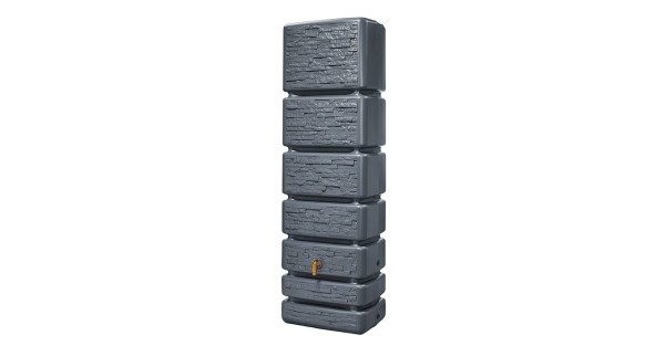 4rain Slim Stone Decor Wandtank 350L – Graphite Grey
