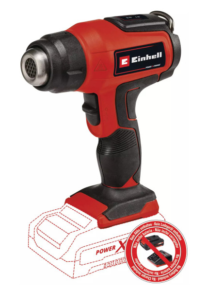Einhell Akku Heisluftpistole TE-HA 18 Li Solo