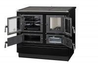 Vorschau: Küchenherd / Holzherd Bartz Rusti schwarz Anschluss links Vorschau: Küchenherd / Holzherd Bartz Rusti schwarz Anschluss links