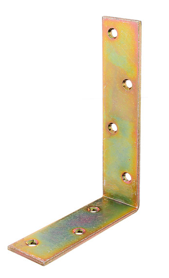 Balkenwinkel Alberts ungleichschenklig gelb verzinkt 120x180mm