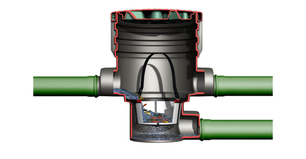 Regenwasserfilter Erdfeinfilter begehbar GARANTIA 340002