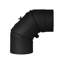 Ofenrohr Bogenknie 3tlg verstellbar 0-90° Ø120mm Senoth. schwarz m.T. Ofenrohr Bogenknie 3tlg verstellbar 0-90° Ø120mm Senoth. schwarz m.T.