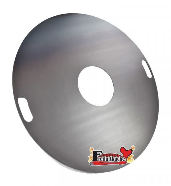 Feuerplatte, Grillplatte, Grillring, Plancha für Stahltonne 80