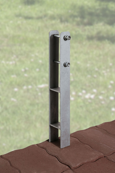 H-Anker-Set 3-teilig 9x9 Weka Terrassenüberdung / Anlehn-Carport
