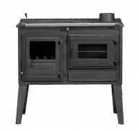 Küchenherd Holzherd Globe-fire Atlas raumluftunabhängig Guss schwarz Küchenherd Holzherd Globe-fire Atlas raumluftunabhängig Guss schwarz