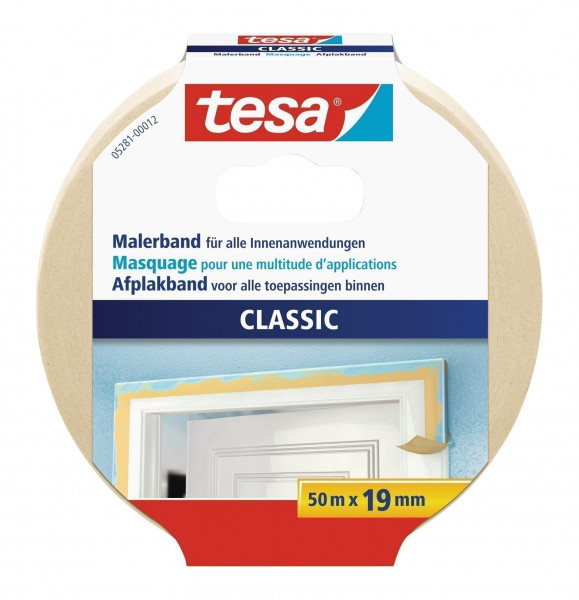 tesa® Malerkrepp Premium Classic 50 m x 50 mm
