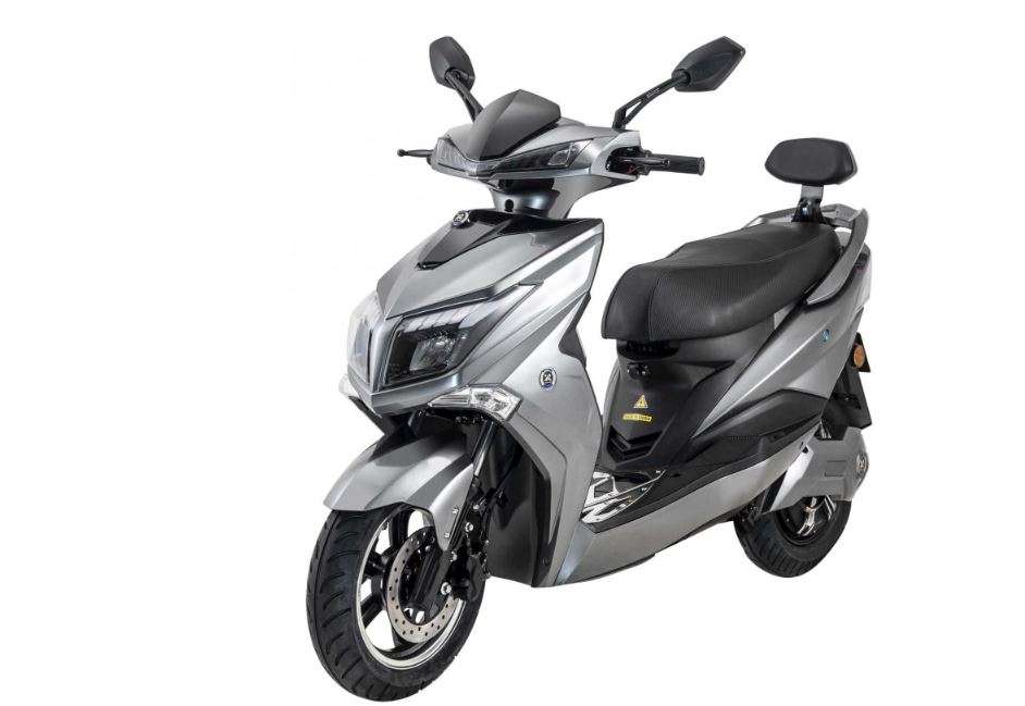 E Roller Mit Straßenzulassung 80 Km H Elektroroller E Roller 80 Km h Modena silbergrau | Elektroroller 80 Kmh