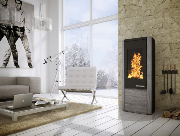 Kaminofen Wamsler Methis Naturstein Serpentino 8 kW
