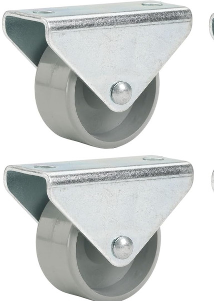 Möbel-Bockrolle 15x14mm Platte 2 Stück