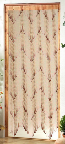 Vorhang / Deko Vorhang Conacord Riviera Perlen braun Länge 200cm