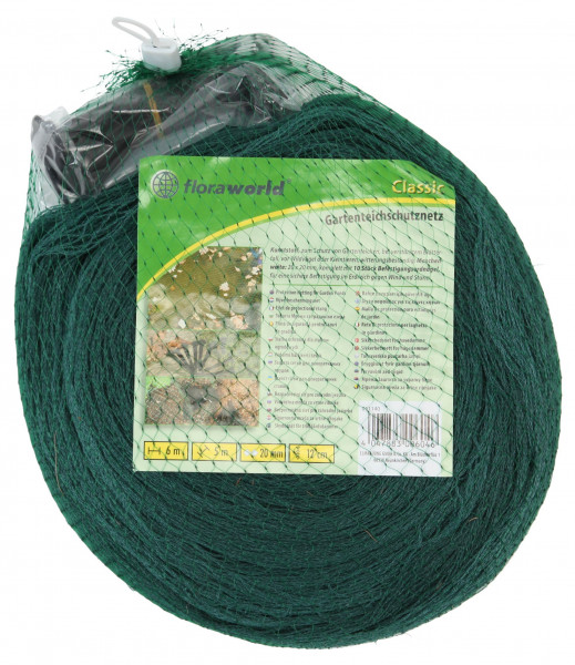 Laubschutz Netz / Gartenteich Schutznetz classic floraworld 6x5m