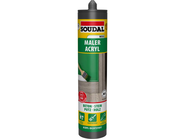 SOUDAL Maler Acryl Wand und Fassade 300ml weiss