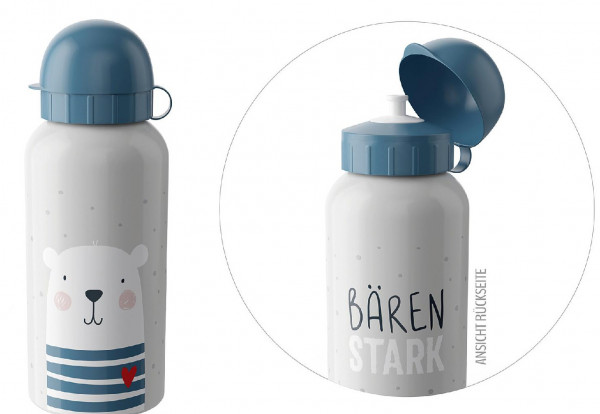 LA VIDA Kindertrinkflasche Bärenstark 400 ml Bär