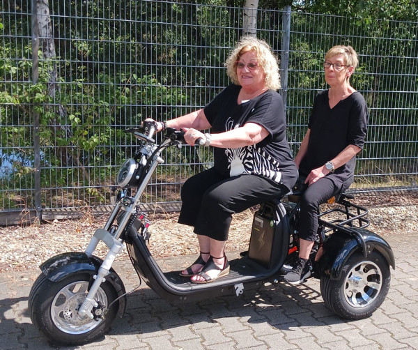 Elektroroller Dreirad Trike CP3 45Km h oder 25Km h