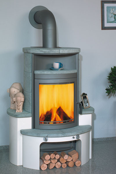 Kaminofen / Dauerbrandofen Hark Avenso raumluftunabh. Naturstein 7 kW
