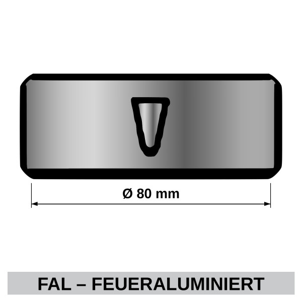 Kaminlochkapsel / Rohrkapsel FAL Ø 80mm