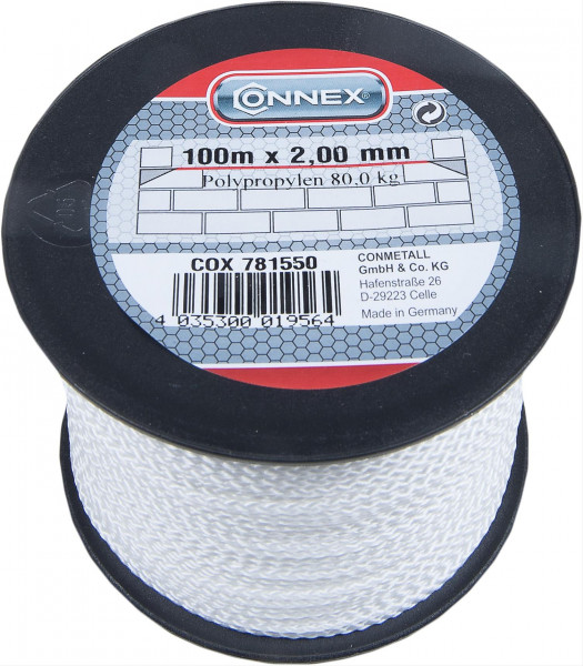 Maurerschnur 2,0mm - 100m weiß