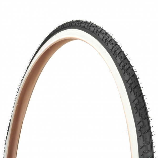 Fischer Fahrradreifen 28x1 1/4-1,6&quot; Straße schwarz/weiß